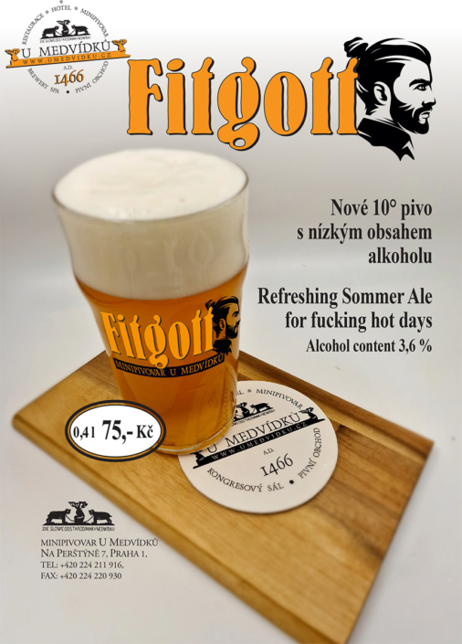 Pivo Fitgott - U Medvídků